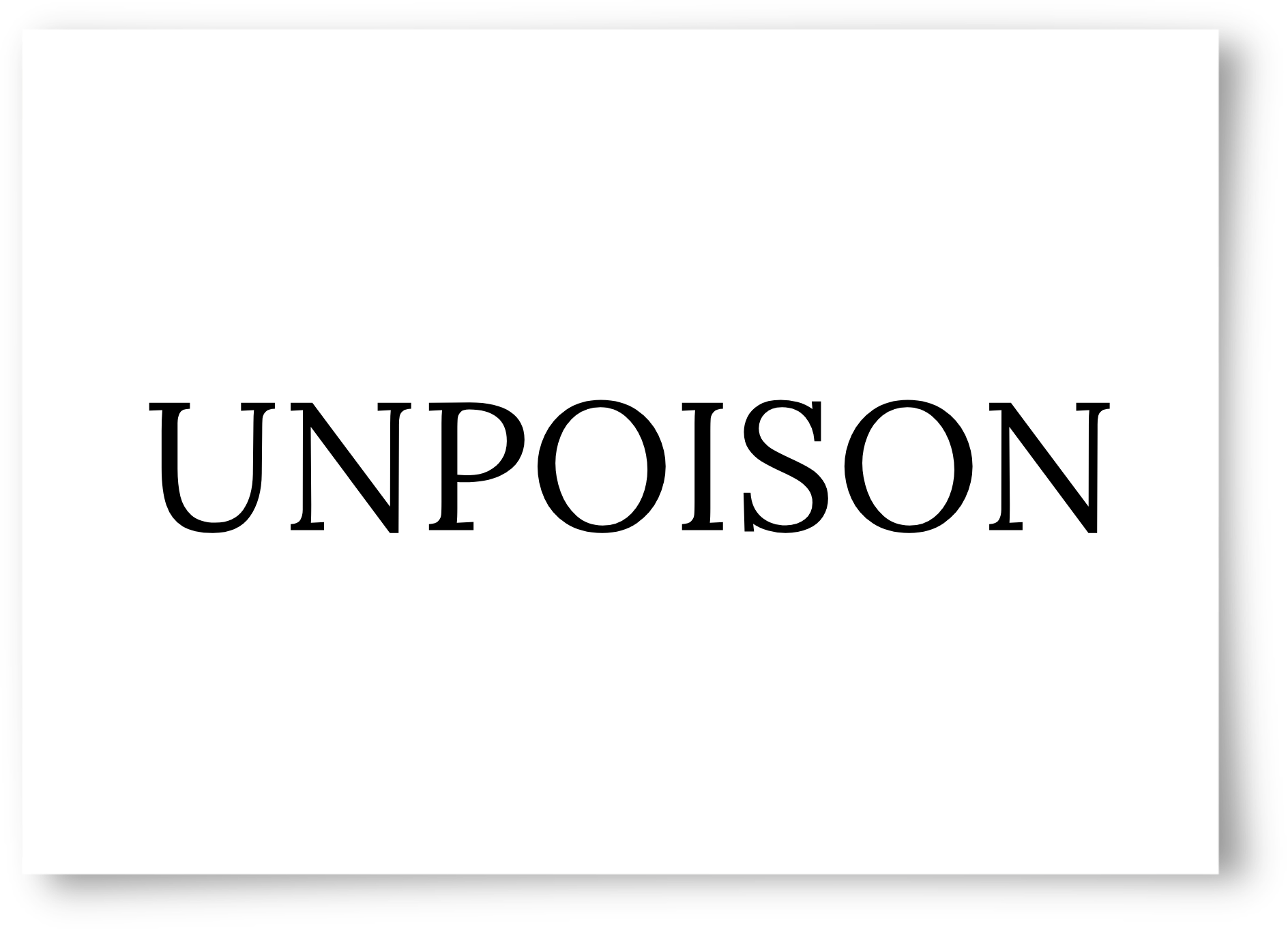unpoison logo